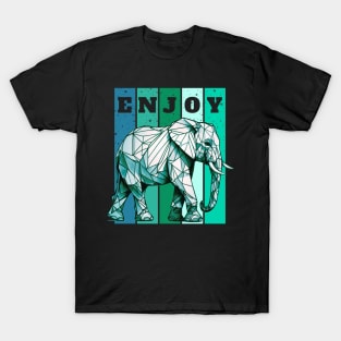 Geometric Elephant T-Shirt